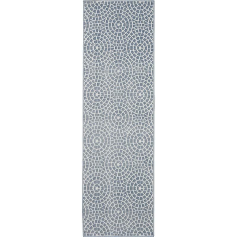 Nourison Urban Chic Modern Geometric Medallions Area Rug
