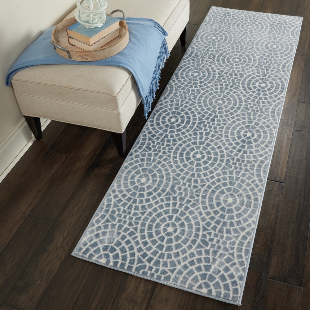 Nourison Urban Chic Modern Geometric Medallions Area Rug