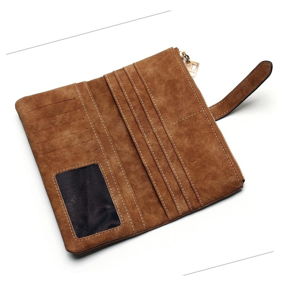 suede wristlet