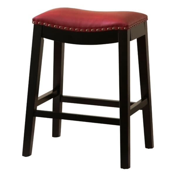 overstock red bar stools