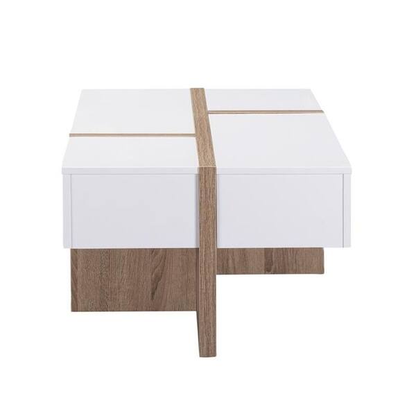 Shop Furniture Of America Lexa Modern White Storage Coffee Table On Sale Overstock 22843403