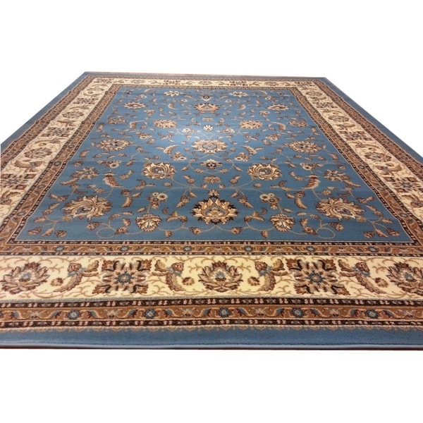 Rug Tycoon Oriental Traditional Blue Rug - 2'7"x14'6"rectangular runner