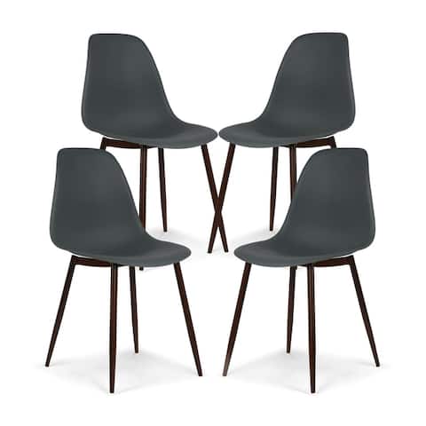 Edgemod Landon Sculpted Dining Chair (Set of 4)