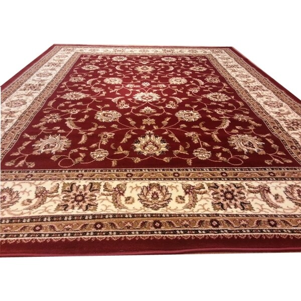Rug Tycoon Oriental Traditional Red Rug - 7'11"x9'10"rectangular