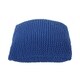 preview thumbnail 9 of 8, Cary Knitted Cotton Floor Cushion by Christopher Knight Home Navy