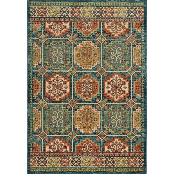 Kas Cordoba Teal Vintage Marrakesh Area Rug 5 3 X 7 Free Kas Cordoba Teal Vintage Marrakesh Area Rug 5 3 X 7 Free Shipping Today 22848351