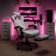 RESPAWN 110 Racing Style Reclining Leather Gaming Chair with Footrest - Thumbnail 63