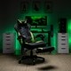 RESPAWN 110 Racing Style Reclining Leather Gaming Chair with Footrest - Thumbnail 25