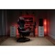 RESPAWN 110 Racing Style Reclining Leather Gaming Chair with Footrest - Thumbnail 1