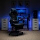 RESPAWN 110 Racing Style Reclining Leather Gaming Chair with Footrest - Thumbnail 5
