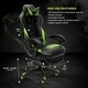 RESPAWN 110 Racing Style Reclining Leather Gaming Chair with Footrest - Thumbnail 27