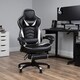 RESPAWN 110 Racing Style Reclining Leather Gaming Chair with Footrest - Thumbnail 100