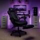RESPAWN 110 Racing Style Reclining Leather Gaming Chair with Footrest - Thumbnail 77
