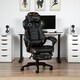 RESPAWN 110 Racing Style Reclining Leather Gaming Chair with Footrest - Thumbnail 21