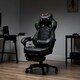 RESPAWN 110 Racing Style Reclining Leather Gaming Chair with Footrest - Thumbnail 17