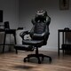 RESPAWN 110 Racing Style Reclining Leather Gaming Chair with Footrest - Thumbnail 20