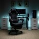 RESPAWN 110 Racing Style Reclining Leather Gaming Chair with Footrest - Thumbnail 40