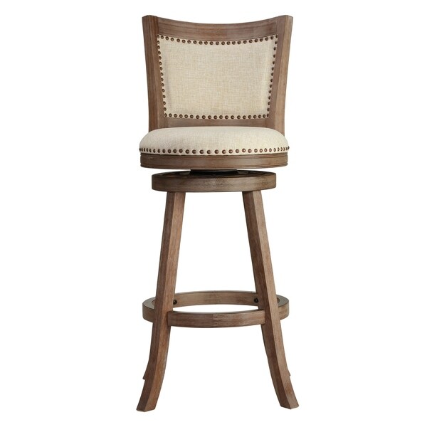 Cortesi Home Marko Bar Stool Beige Fabric Swivel Seat With Cortesi Home Marko Bar Stool Beige Fabric Swivel Seat With Padded Back 29