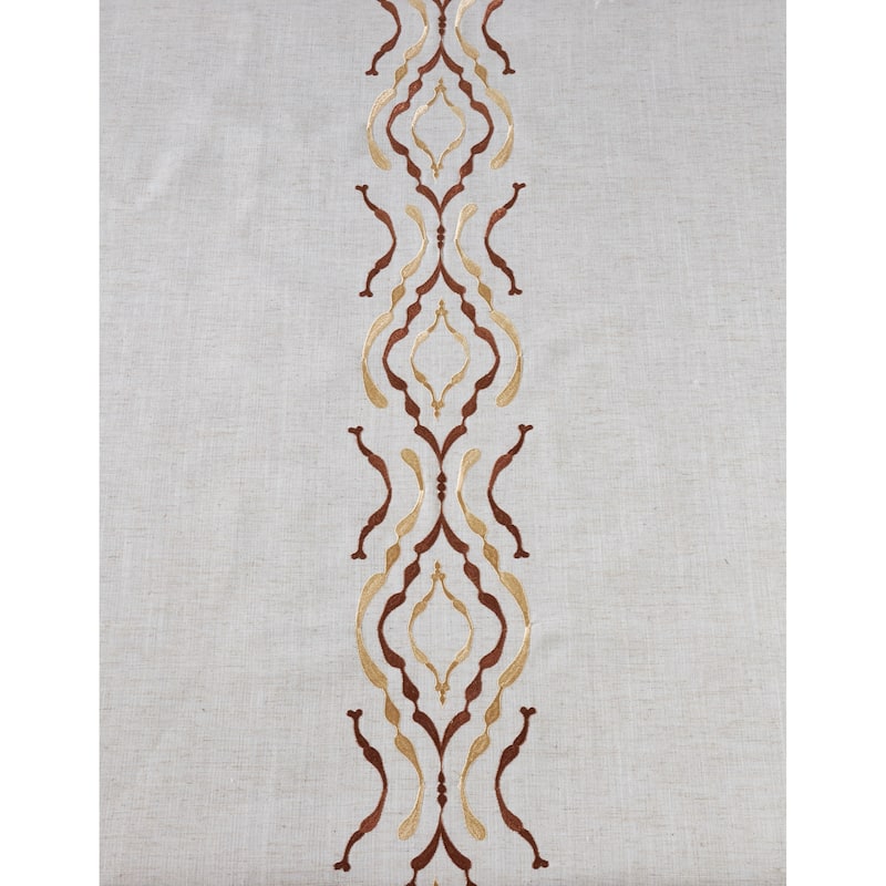 Lace Border Abstract Design Poly Blend Tablecloth - Bed Bath & Beyond 