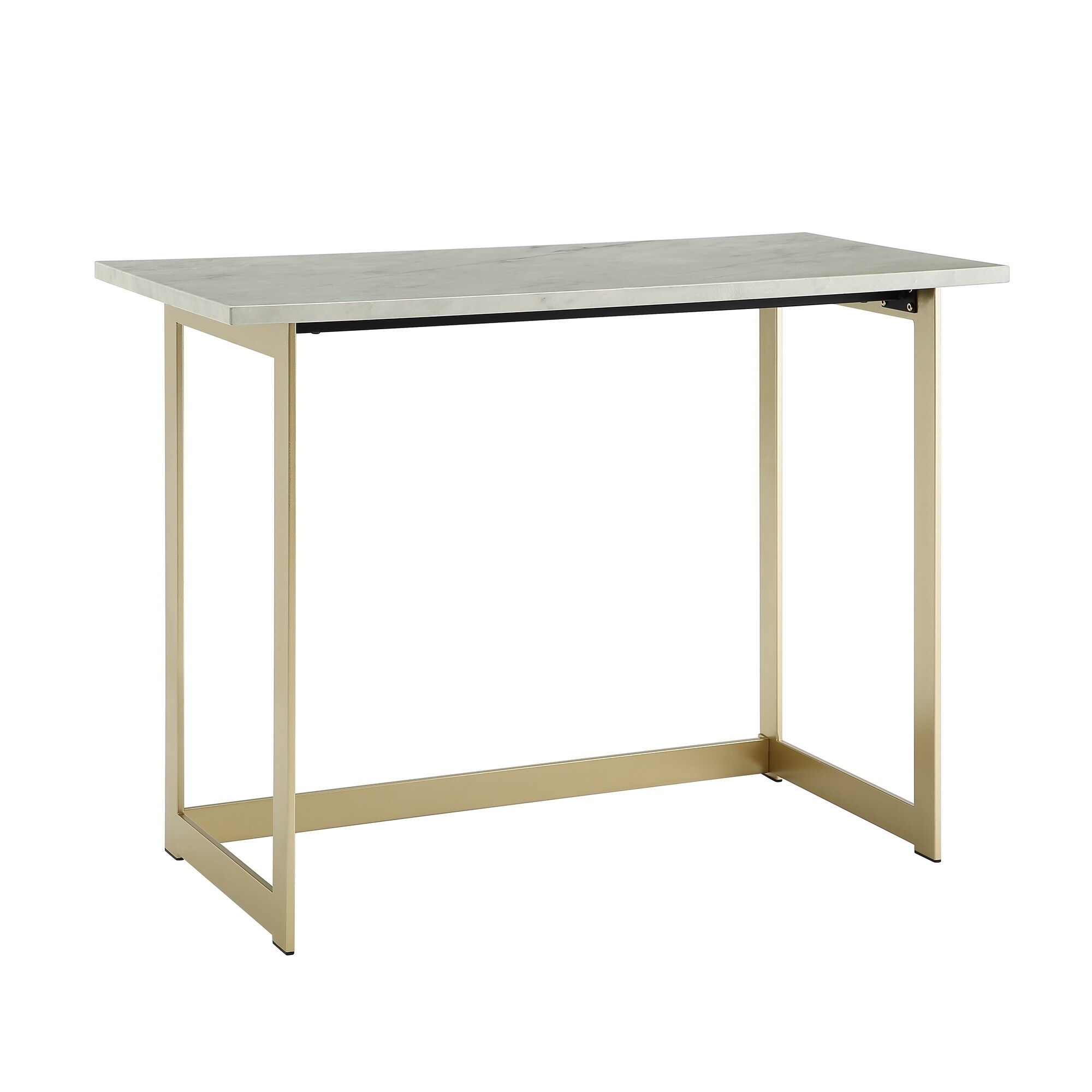 Shop Silver Orchid Madsen 42 Inch Faux Marble Writing Desk