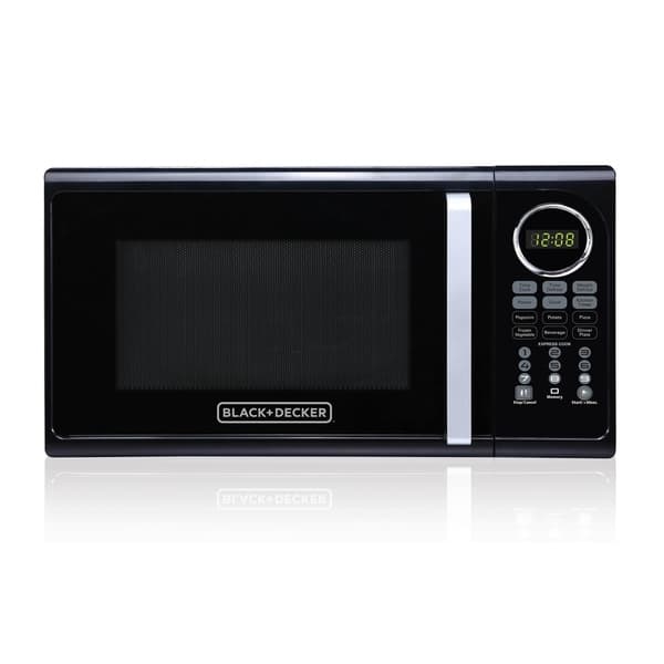 Black+Decker 0.7 Cu. Ft. 700W Stainless Steel Countertop Microwave Oven 