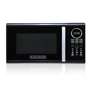 Black+Decker 900 Watt 0.9 Cubic Feet Microwave with Digital Touch Controls  and Display, Stainless Steel