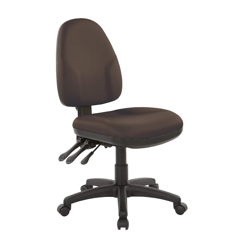 Dual Function Fabricated Ergonomic Office Chair - Java