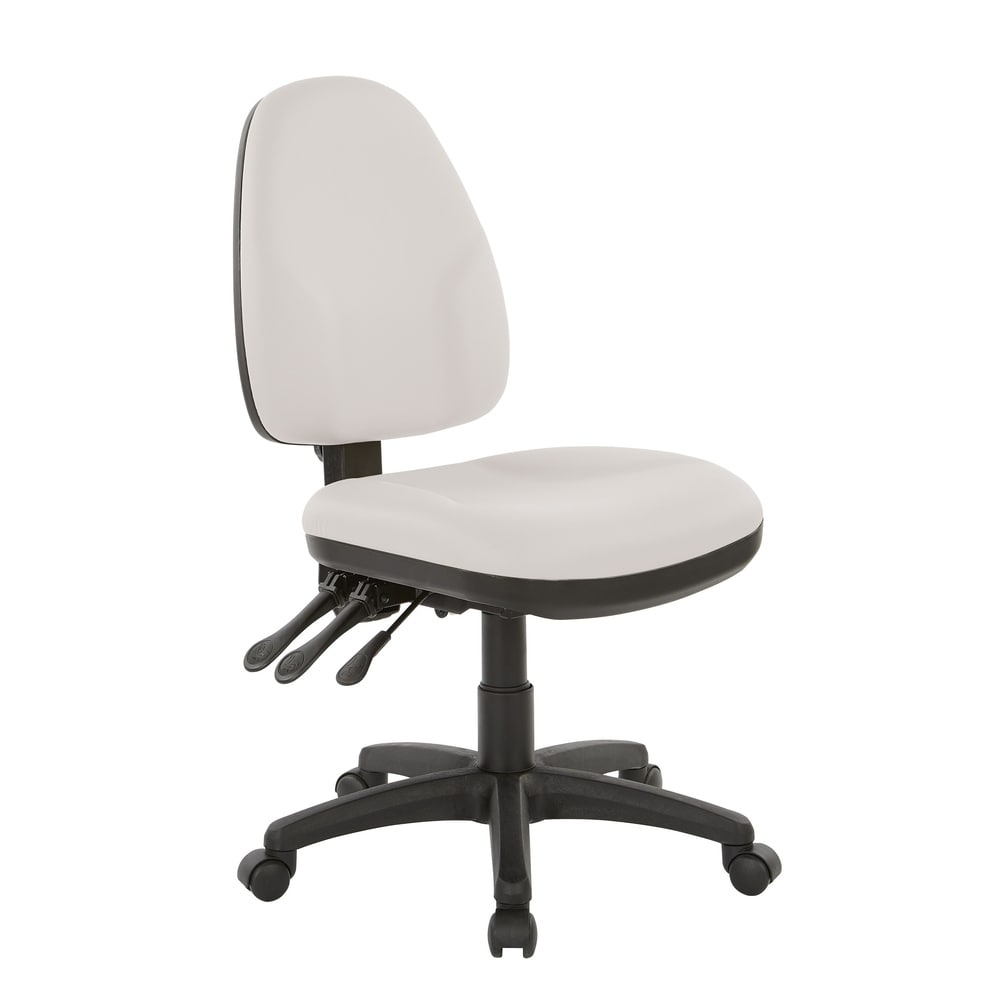 Office Star Products Ergonomic Chair with Double Air Grid Back and Mesh Seat  Black 75-37A773 - Best Buy