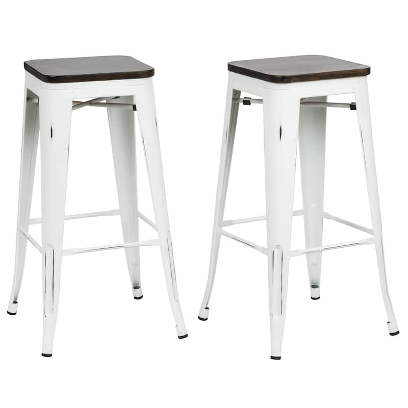 Truett Square Stool Set of 2