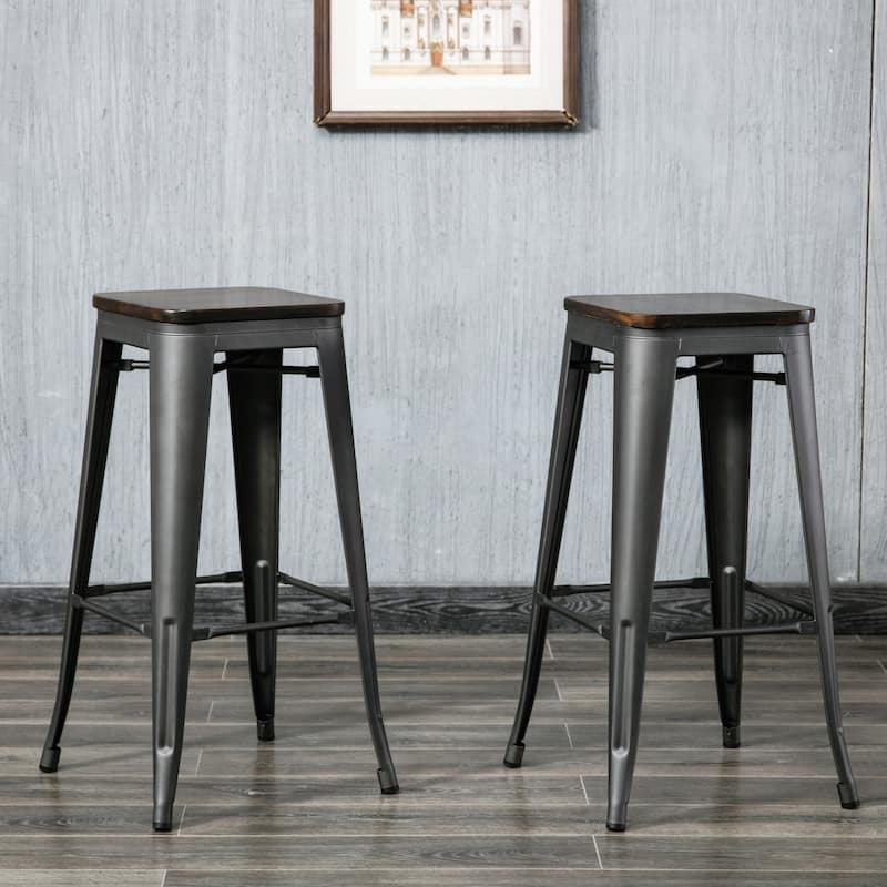 Truett Square Stool Set of 2