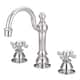 Option classic labeled metal cross handles
