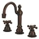 Option classic labeled metal cross handles