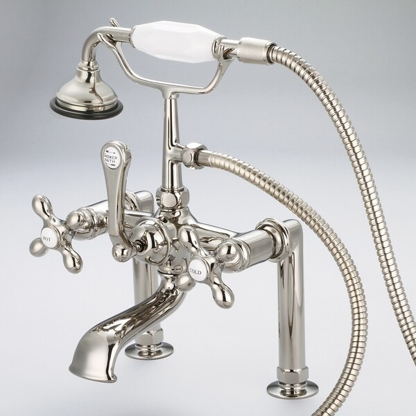 Shop Vintage Classic 7 Inch Spread Deck Mount Tub Faucet ...