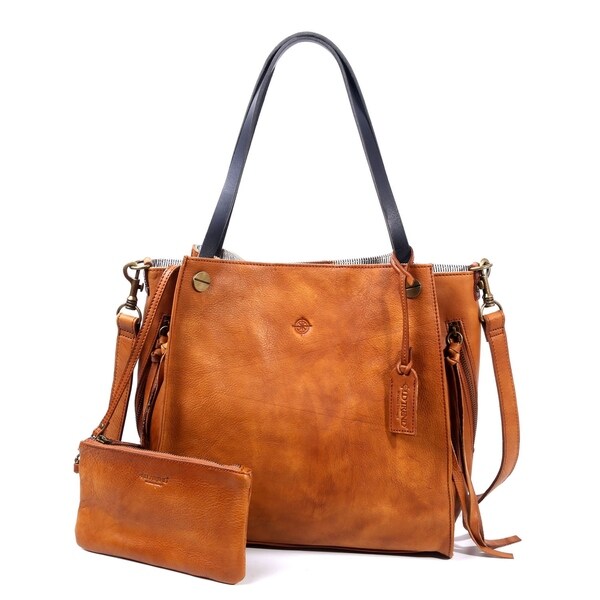 Shop Old Trend Genuine Leather Daisy Tote Bag - On Sale - Free Shipping Today - Overstock - 22851543