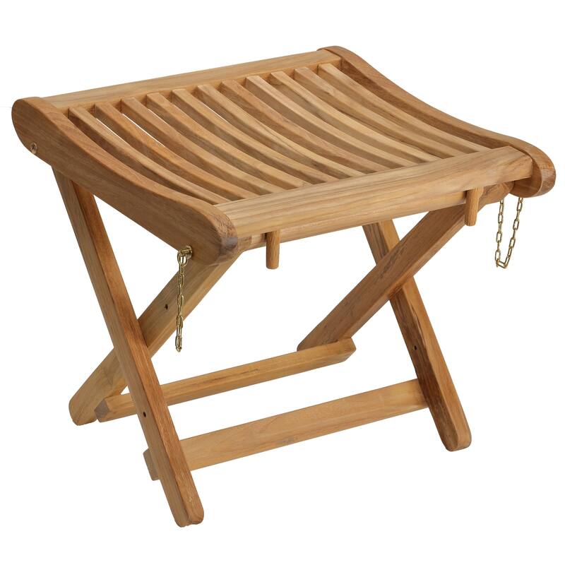 Bare Decor Valga Backless Folding Stool
