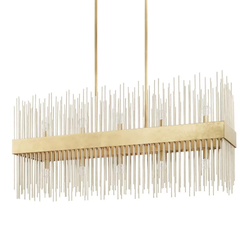 Lena 10-light Fire and Ice Island Fixture