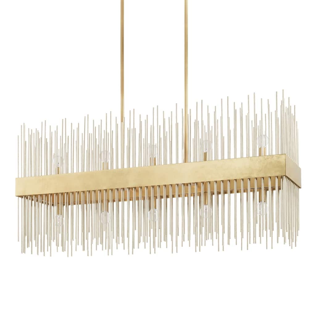 Lena 10-light Fire and Ice Island Fixture