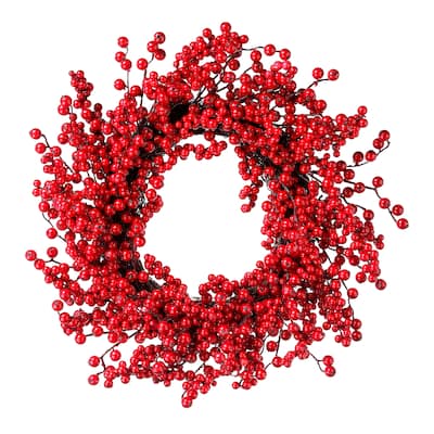 24" Water Proof Gooseberry Wreath