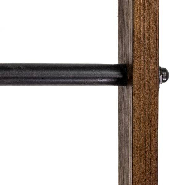 Shop Discontinued American Art Decor Rustic Wood Metal Ladder