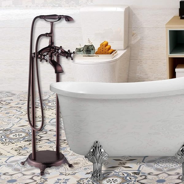 Shop Vanity Art Oil Rubbed Bronze Finished Bathtub Faucet