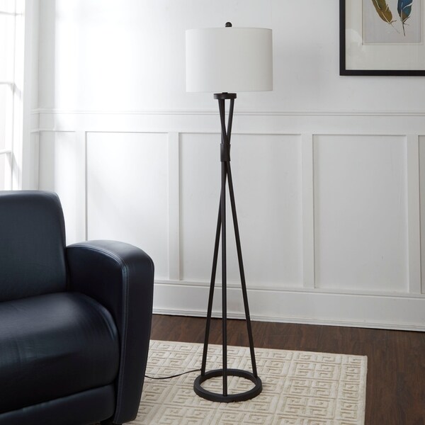 Shop Avri Twisted Metal Floor Lamp On Sale Free Shipping