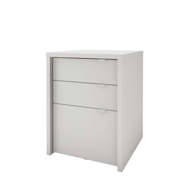 Carbon Loft Esper 3 Drawer Filing Cabinet - White