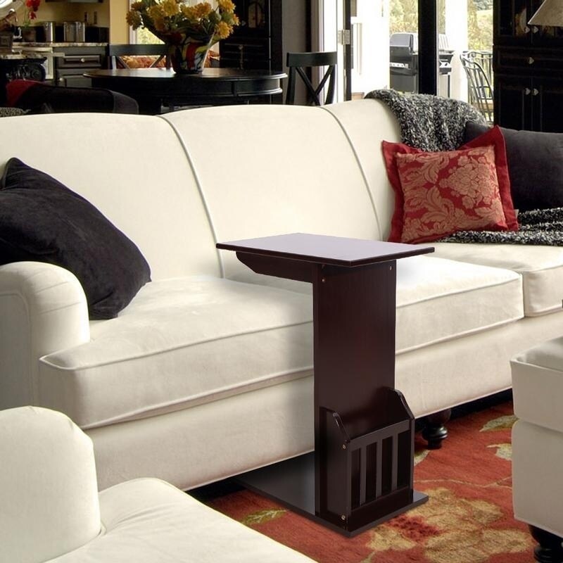 Shop L Shape Bamboo Furniture Sofa Side End Coffee Table W