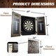 Barrington Bellevue Collection Premium Bristle Dartboard Cabinet Set - Thumbnail 2