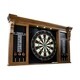 Barrington Woodhaven Premium Bristle Dartboard Cabinet Set - Thumbnail 0