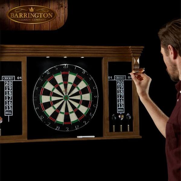 Shop Barrington Woodhaven Premium Bristle Dartboard Cabinet Set