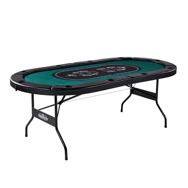 Shop Barrington Texas Hold'em 10 Player Poker Table - Free ...