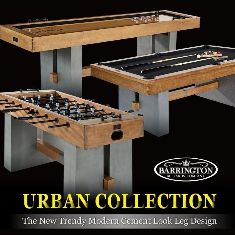 Barrington Urban Collection 8' Billiard Table Black/Gray BLL096_048B - Best  Buy