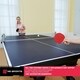 MD Sports Table Tennis Conversion Top with Retractable Net - Blue - Thumbnail 7