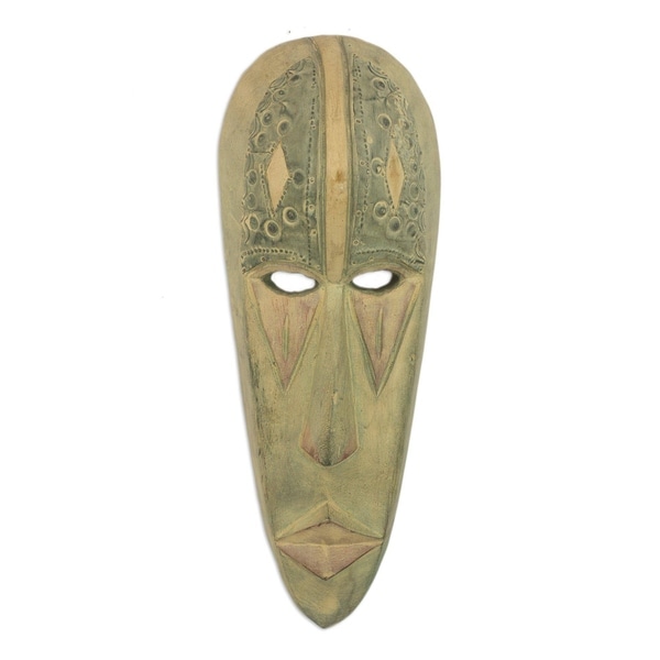 Spirit Protector Akan Wood Mask - Ghana